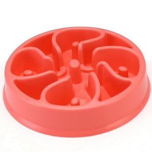 2019 Portable Pet Dog Feeding Food Bowls Puppy Slow Down Eating Feeder Dish Bowel Prevent Obesity Dogs Supplies Dropshipping