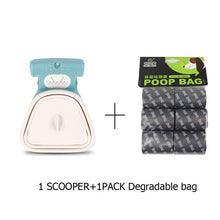 Load image into Gallery viewer, Dog Pet Travel Foldable Pooper Scooper With 1 Roll Decomposable bags Poop Scoop Clean Pick Up Excreta Cleaner Epacket Shipping
