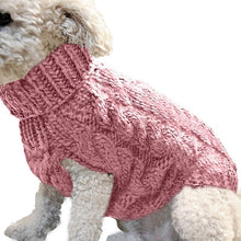 Load image into Gallery viewer, Winter Knitted Dog Clothes Warm Jumper Sweater For Small Large Dogs Pet Clothing Coat Knitting Crochet Cloth Jersey Perro #15
